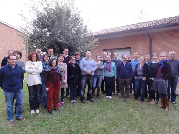 Photo des participants à l'école-chercheur de Volterra